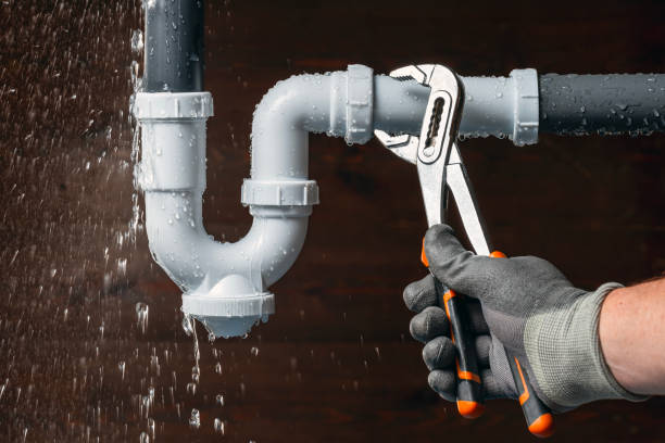Professional Emergency Plumber technician working in Fredonia, WI